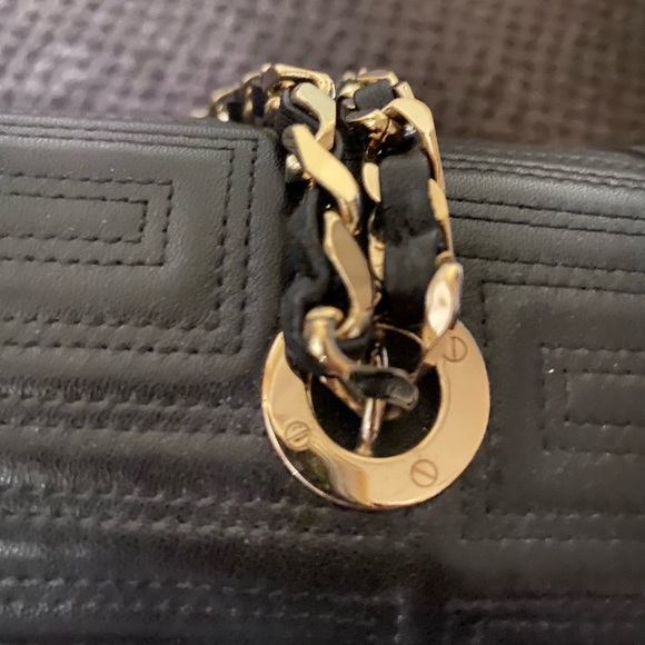 VERSACE black chain link purse - Picture 3 of 9